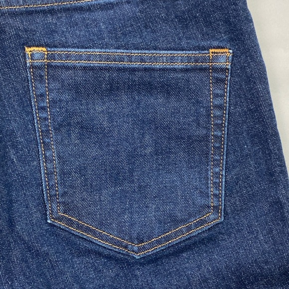 Everlane Blue Jeans Stretchy Dk Denim Mid-Rise Skinny Ankle Pants 27R (28x27) - Picture 11 of 14